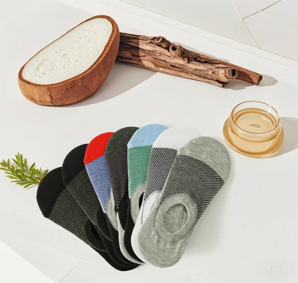 Low Socks with Silicone Anti-Slip for All-Day Comfort