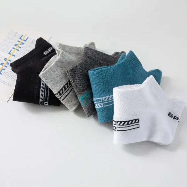 Cozocks Men's Athletic Short, Comfortable & Breathable Ankle Socks - Image 2