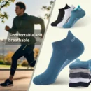 Cozocks Men's Athletic Short, Comfortable & Breathable Ankle Socks
