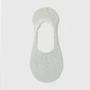 Non-Slip Flat Boat Socks in Various Colors - White