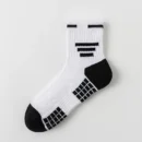 Unstoppable Comfort: Cozocks Men’s Soft Mid-Calf Socks for Every Workout - White