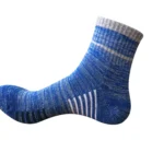 Sock It to Sweat Cool and Comfy Mid-Calf Men's Sports Socks - Blue