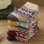 Retro Pattern Socks for a Cozy, Breathable Fit - Buy All