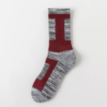Breathable Athletic Socks - red