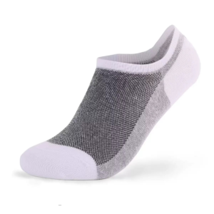 Low Socks with Silicone Anti-Slip for All-Day Comfort - White