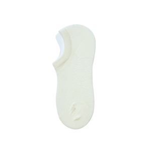 Women's Soft & Comfortable Non-Slip Flat Boat Socks - Cream