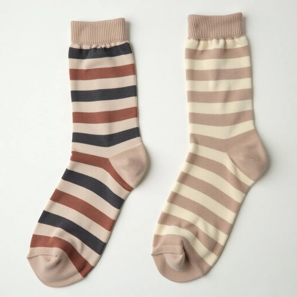 striped knee-high socks